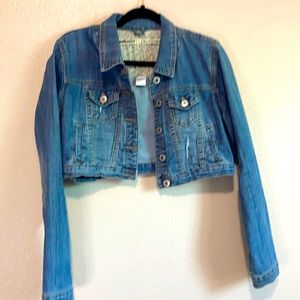 Dollhouse distressed mid jacket